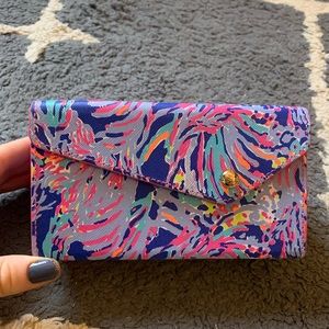 Lilly Pulitzer folding sunglasses case
